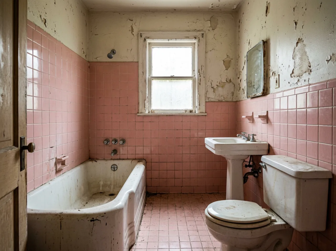 Bath — original tile